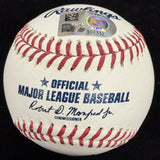 Buster Posey 2010 NL ROY Signed Stat Baseball MLB Holo