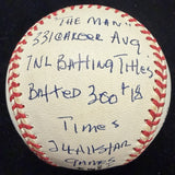 Stan Musial Signed Reggie Jackson Stat Baseball Complete Box Bag Cert