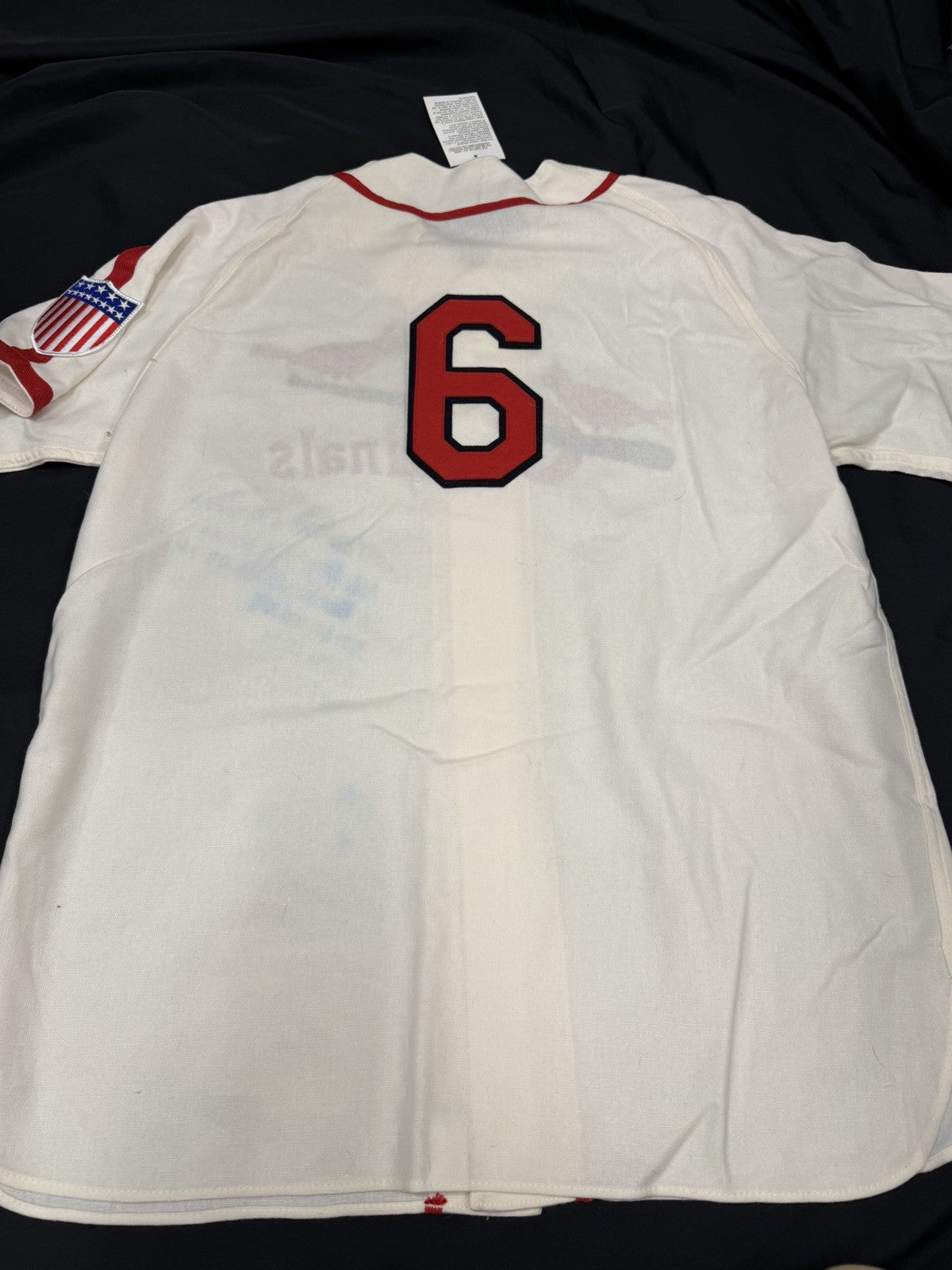 Stan Musial HOF 1969 Signed Authentic M&N Cardinals Stat Jersey Upper Deck UDA