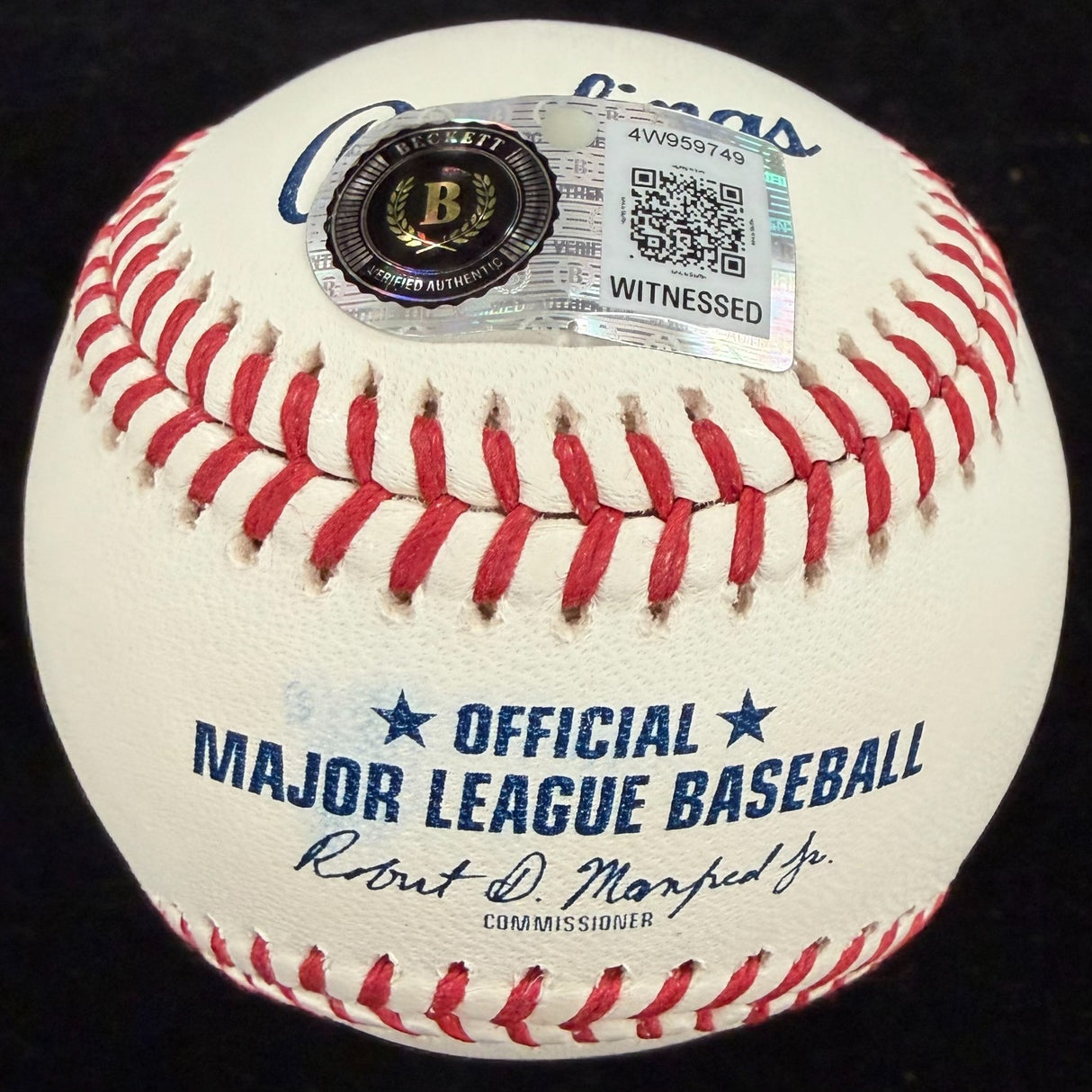 Carlos Beltran Señor Octubre Signed Nickname Baseball Beckett Witness Holo