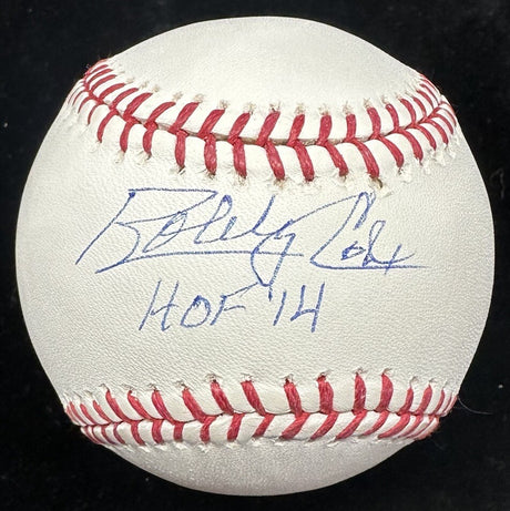 Bobby Cox HOF 14 Signed Baseball Steiner Sports MLB Holo