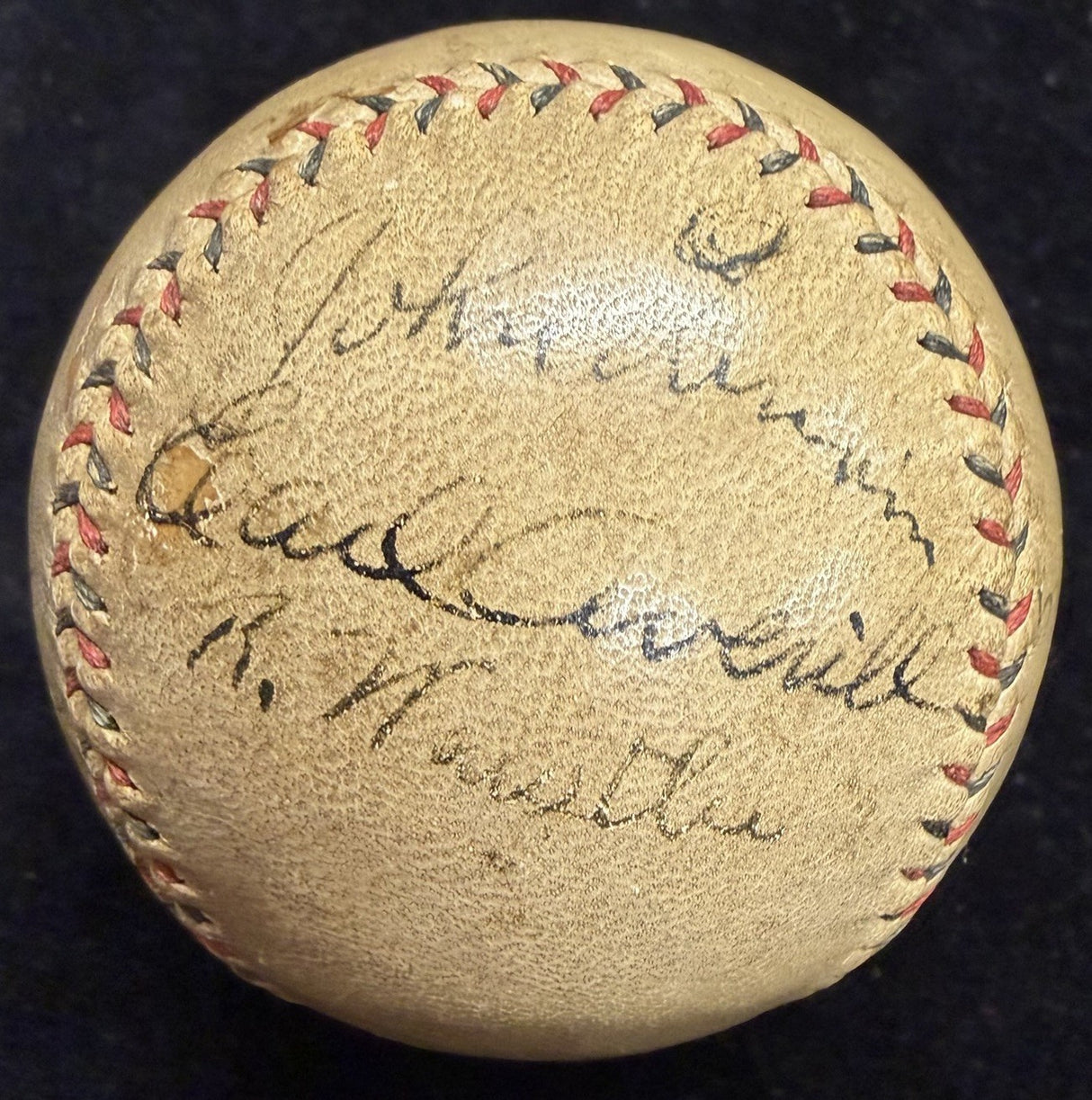 Babe Ruth Jimmie Foxx 1934 Tour Of Japan Signed Baseball PSA/DNA LOA
