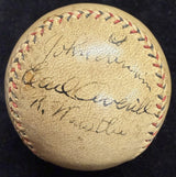 Babe Ruth Jimmie Foxx 1934 Tour Of Japan Signed Baseball PSA/DNA LOA