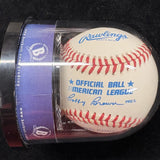 Mickey Mantle Signed Baseball Beckett Encapsulated Graded 9