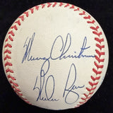 Nolan Ryan Merry Christmas Signed Baseball JSA
