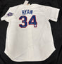 Nolan Ryan HOF 99 Signed Authentic Mitchell Ness Rangers Stat Jersey JSA LOA