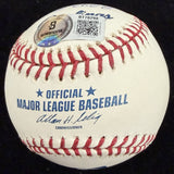 Ron Santo Signed Stat Baseball Beckett BAS