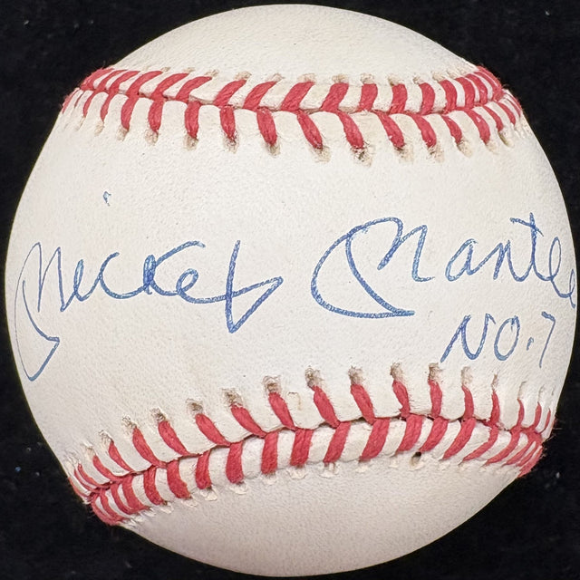 Mickey Mantle No. 7 Signed Baseball PSA/DNA LOA