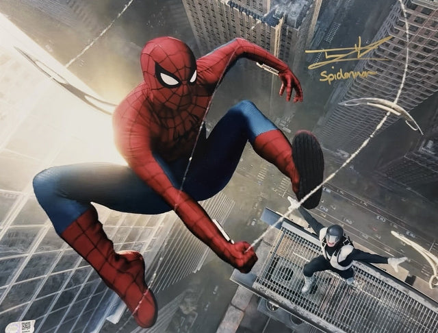Tom Holland Spider-Man Signed Spider-Man: Brand New Day 16x20 Photo SWAU Holo