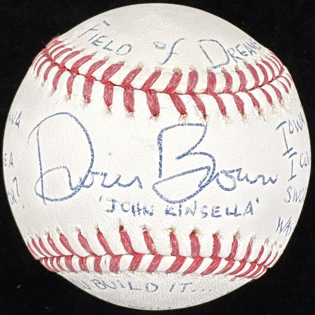 Dwier Brown John Kinsella Field of Dreams Signed Baseball JSA
