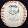 Derek Jeter Signed Game Used Yankee Stadium Final Season Logo Baseball MLB Holo