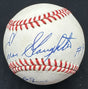 Enos Slaughter 1946 World Series St. Louis Boston Signed Baseball JSA