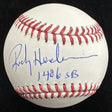 Rickey Henderson 1,406 SB Stolen Bases Signed Baseball Beckett BAS Holo