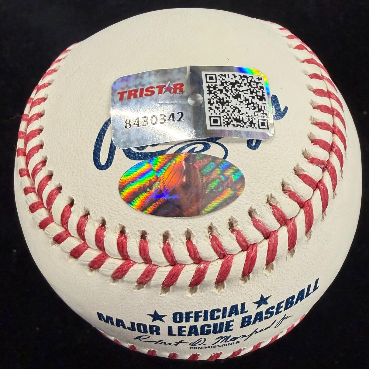 Nolan Ryan 12 One Hitters Signed Baseball TRISTAR Holo