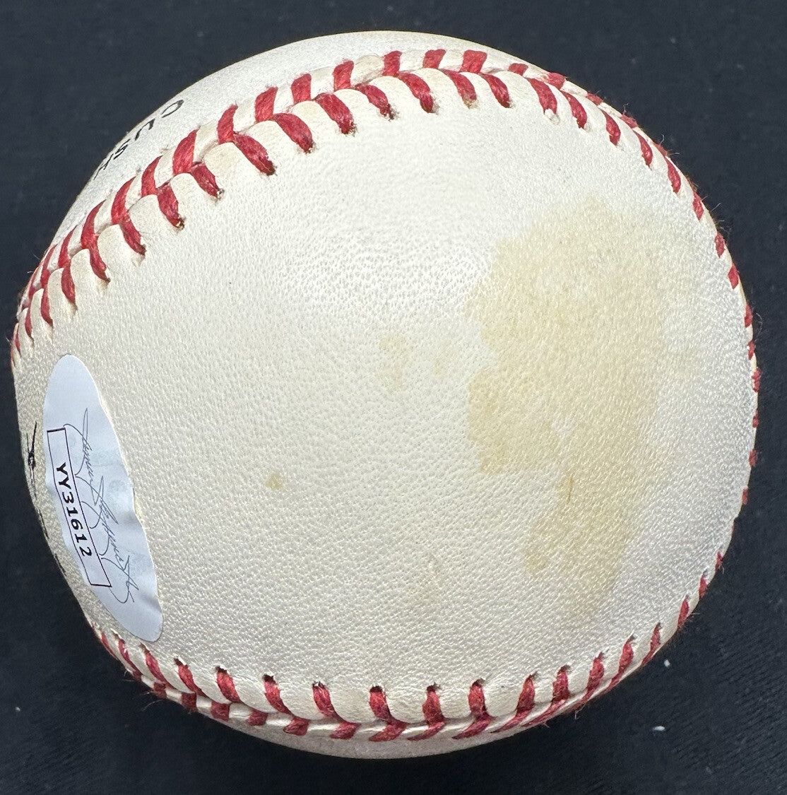 Roy Scheider Twice Signed Baseball Jaws JSA LOA