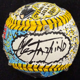 Paul Skenes Gas Station Charles Fazzino 1/1 Painted Baseball Fanatics MLB Holo