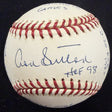 Don Sutton Signed Reggie Jackson Stat Baseball Complete Box Bag Cert