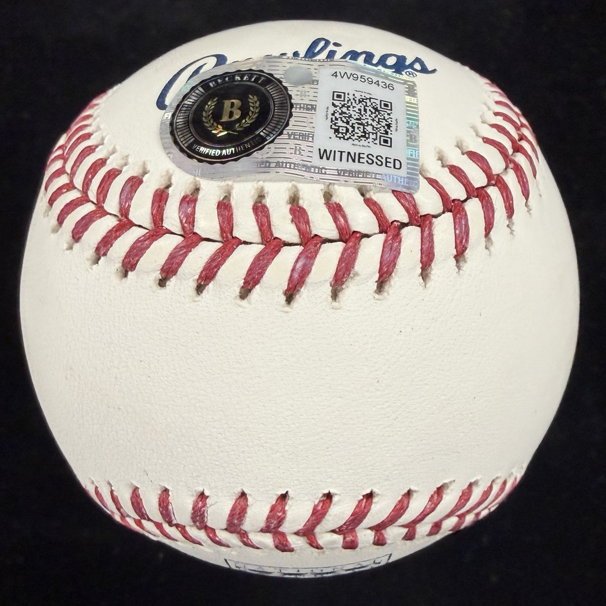 CC Sabathia HOF 25 Signed Hall Of Fame Logo Baseball Beckett Witness Holo