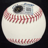 CC Sabathia HOF 25 Signed Hall Of Fame Logo Baseball Beckett Witness Holo