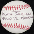 Alan Bean Apollo 12 Moonwalker Signed Baseball Beckett BAS