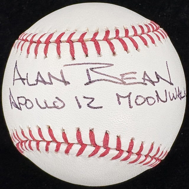 Alan Bean Apollo 12 Moonwalker Signed Baseball Beckett BAS