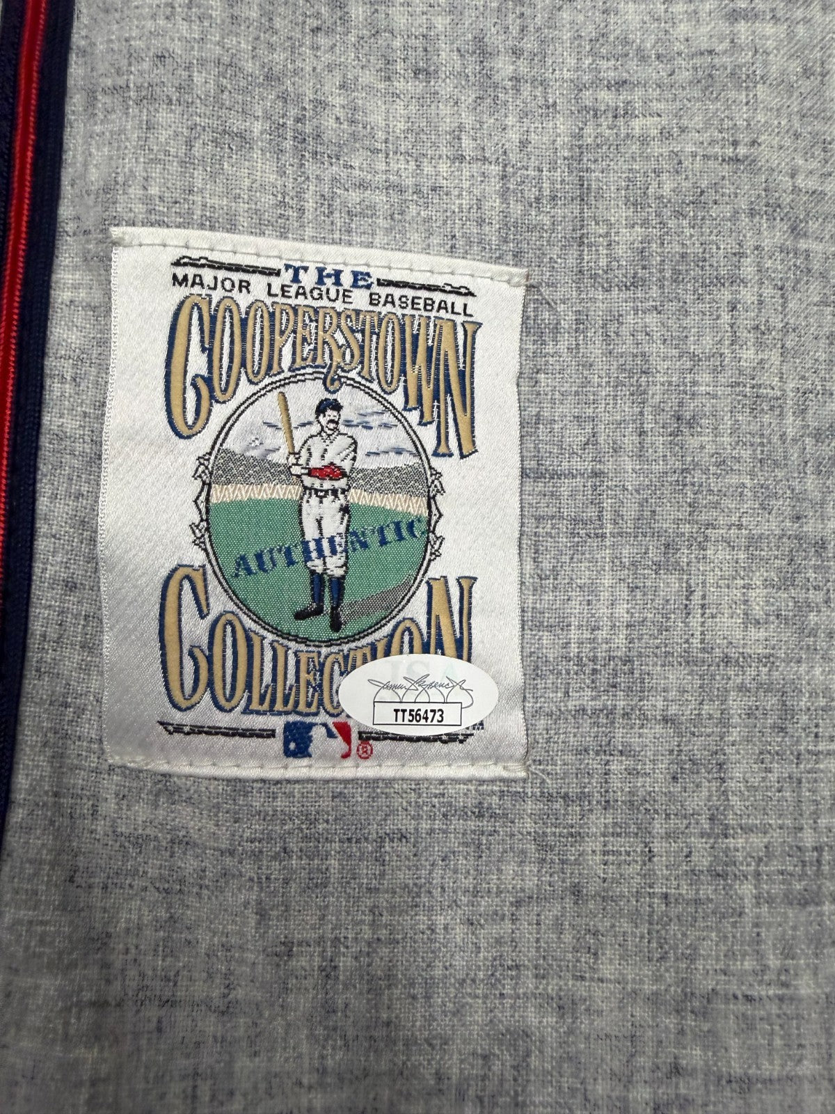 Eddie Edwin Lee Mathews 512 HR Signed Authentic Braves M&N Jersey PSA/DNA LOA