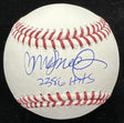 Ryne Sandberg 2,386 Hits Signed Baseball Tristar 