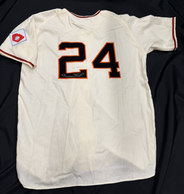 Willie Mays Signed Authentic New York Giants M&N Jersey PSA/DNA LOA