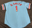 Ozzie Smith HOF 02 Signed Authentic Cardinals M&N Jersey Fanatics MLB Holo