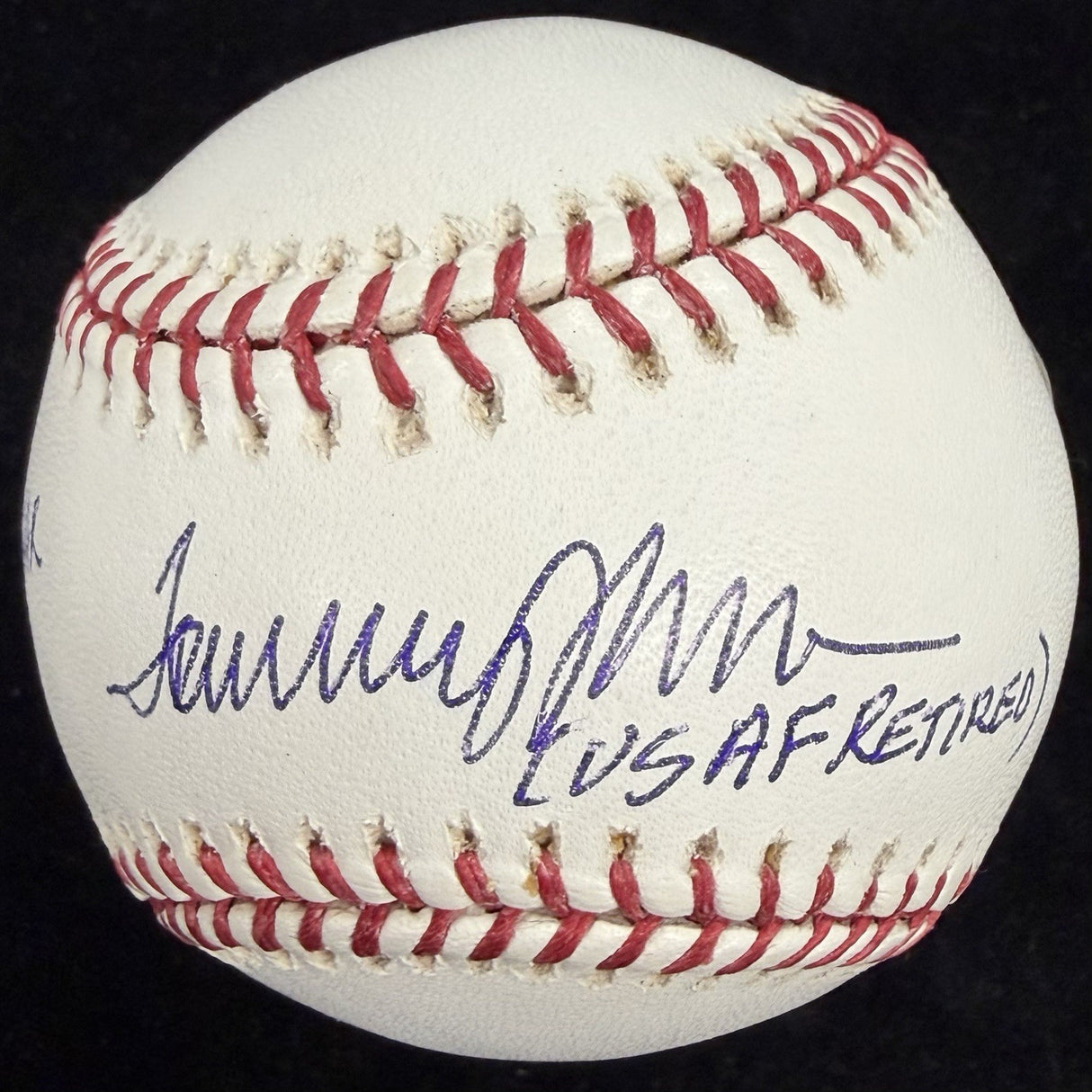 Tommy John USAF Retired White Sox All Star Signed Baseball Beckett BAS