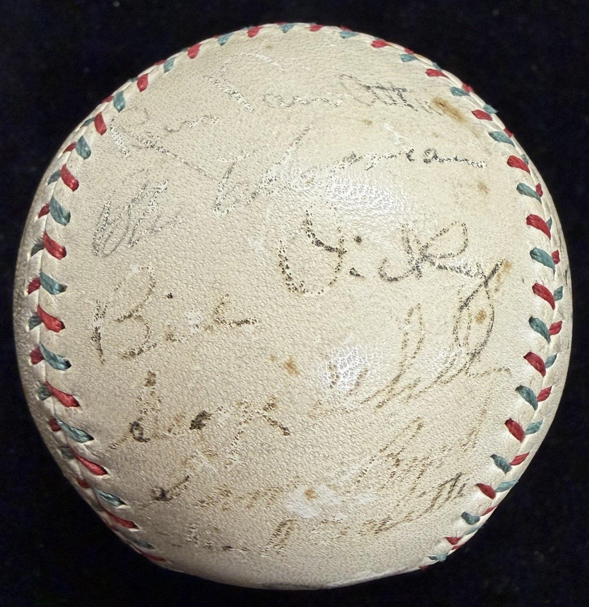 Babe Ruth Lou Gehrig 1933 New York Yankees Team Signed Baseball PSA JSA Beckett