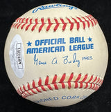 Virgil Trucks 2 No Hitters Signed Baseball JSA