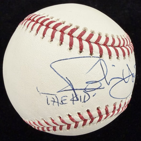 Robin Yount The Kid HOF 99 Nickname Signed Baseball JSA