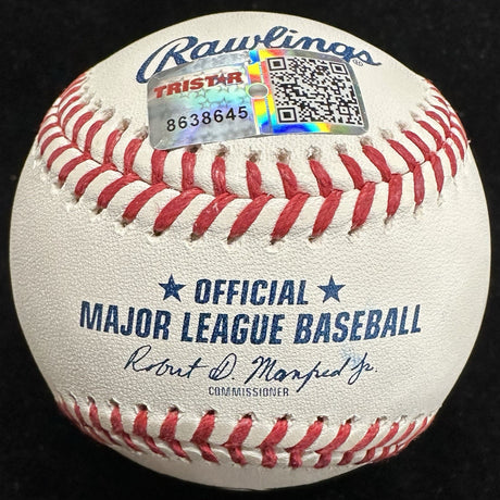 Rick Sutcliffe 79 ROY Signed Baseball Tristar Holo