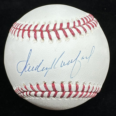 Sandy Koufax Signed Baseball Steiner Sports MLB Holo