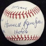 Howard Bruce Sutter HOF 2006 Full Name Signed Stat Baseball PSA/DNA