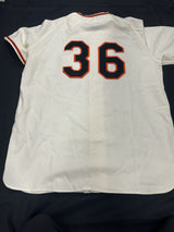 Gaylord Perry HOF 91 Signed Authentic Giants Mitchell Ness Jersey Beckett