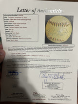 Babe Ruth Lou Gehrig Others Signed Baseball JSA LOA