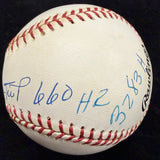 Willie Mays 660 HR 3293 H Signed Baseball PSA/DNA LOA