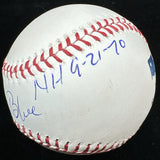 Vida Blue NH 9-21-70 No Hitter Signed Baseball JSA