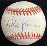 Vada Pinson Signed Baseball JSA