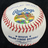 Fergie Jenkins HOF 91 Signed Reggie Jackson RJ Stat Baseball COMPLETE 