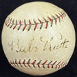 Babe Ruth Single Signed OAL Reach Baseball PSA/DNA LOA