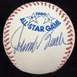 Johnny Bench Signed 1980 All Star Game Logo Baseball JSA