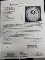 Shohei Ohtani Mike Trout Dual Signed 2023 WBC Logo Baseball MLB Holo Fanatic JSA