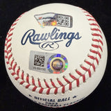 Shohei Ohtani Mike Trout Dual Signed 2023 WBC Logo Baseball MLB Holo Fanatics