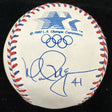 Mark McGwire Vintage Signature Signed 1984 Olympics Logo Baseball PSA/DNA