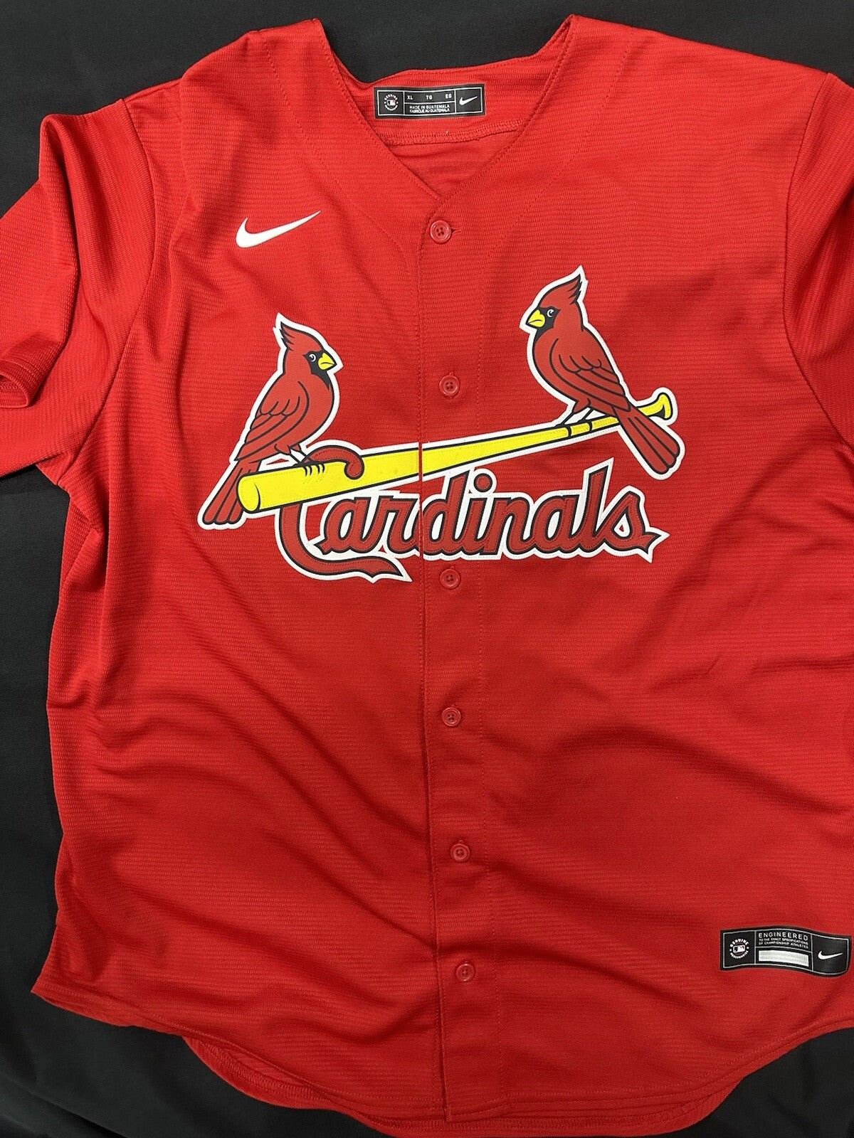 Yadier Molina Signed Authentic Cardinals Batting Practice Jersey JSA LOA 