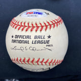 Ernie Banks 9/17/53 MLB Debut Signed Baseball PSA/DNA