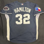 Josh Hamilton 2008 Home Run Derby Signed 08 ASG Stat Jersey Beckett Witness Holo